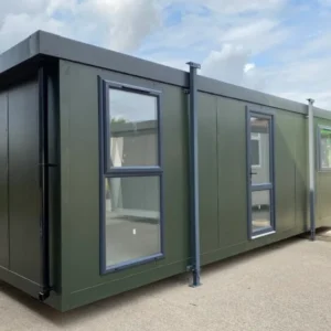Jackleg Cabin de 24 pieds x 10 pieds (cottage en brique).
