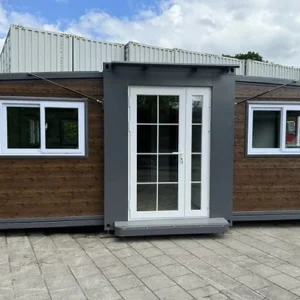 Maison mobile en conteneurs avec deux chambres et cuisine – 2024